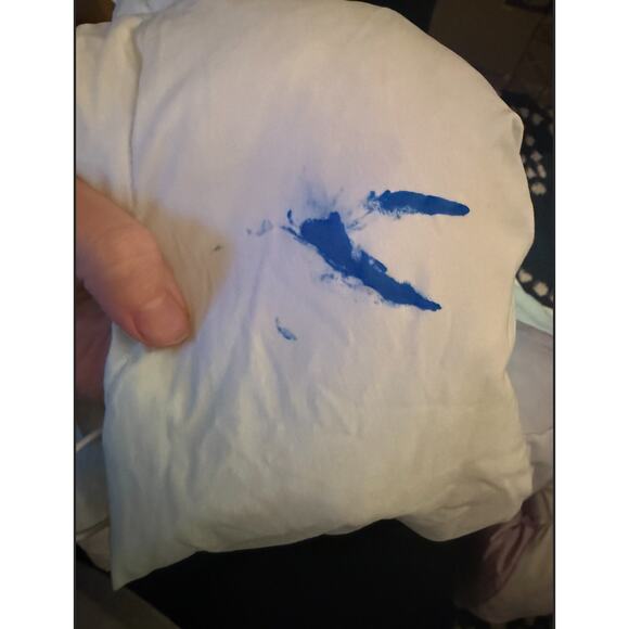 Selkie Iridescent Rainbow Puffer Coat The Pony White Pink XXS FLAW - Picture 7 of 8